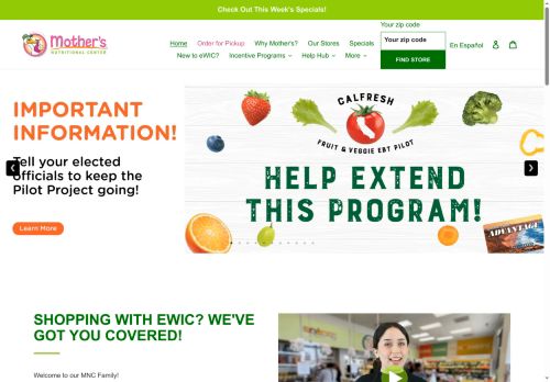 mothersnutritionalcenter.com capture - 2025-05-07 18:46:33