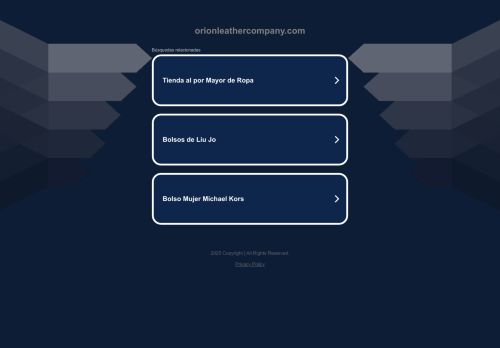 Orion Leather Company capture - 2025-05-07 20:40:52