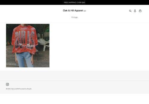 oakandhillapparel.com capture - 2025-05-07 21:53:03