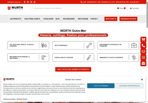 wurth-caraibes.com capture - 2025-05-08 01:52:51