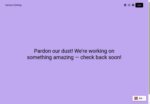 carlsonclothing.com capture - 2025-05-08 02:25:54