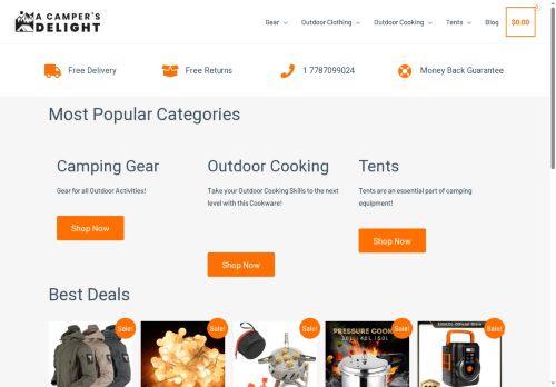 acampersdelight.com capture - 2025-05-08 02:35:36