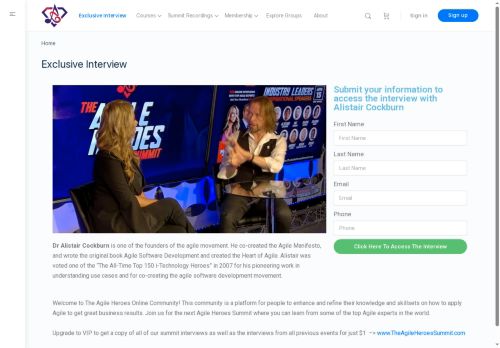 theagileheroes.com capture - 2025-05-08 03:08:10