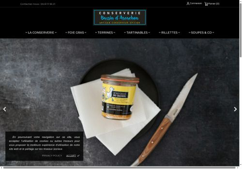 conserverie-bassin-arcachon.com capture - 2025-05-08 03:31:10
