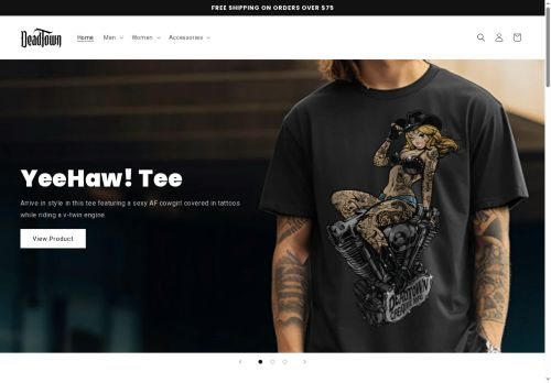 deadtownclothing.com capture - 2025-05-08 10:19:25