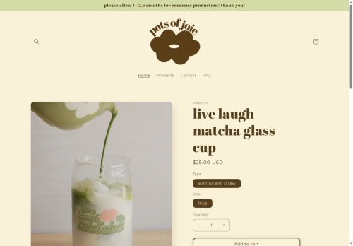 potsofjoie.com capture - 2025-05-08 10:39:47