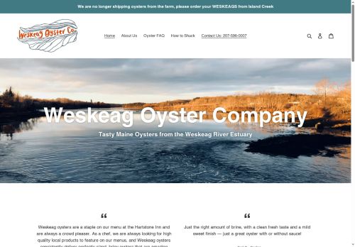 weskeagoystercompany.com capture - 2025-05-08 10:54:03
