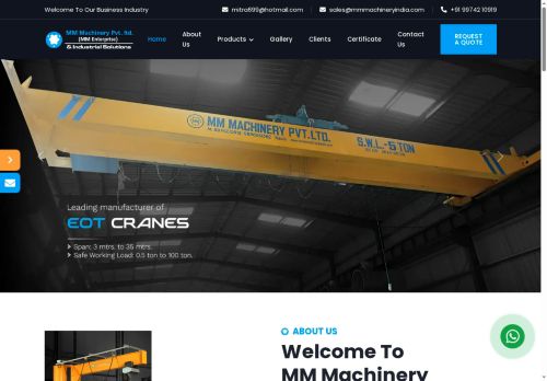 mmmachineryindia.com capture - 2025-05-08 18:46:50