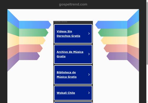 gospeltrend.com capture - 2025-05-08 19:11:17