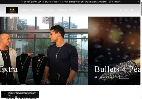 bullets4peace.com capture - 2025-05-08 20:09:13