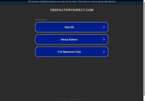 CBD Factory Direct capture - 2025-05-08 21:30:09