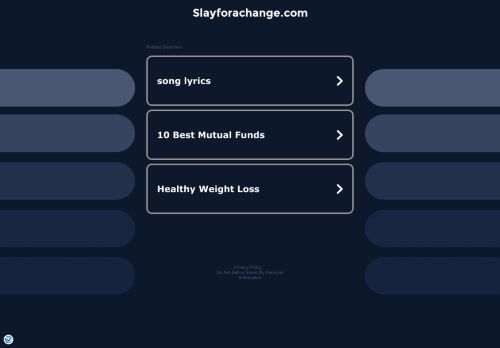 slayforachange.com capture - 2025-05-08 21:49:29