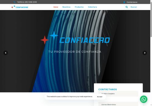 confiacero.com capture - 2025-05-09 03:48:43