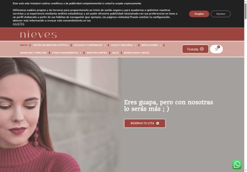 centroesteticanieves.com capture - 2025-05-09 05:59:38