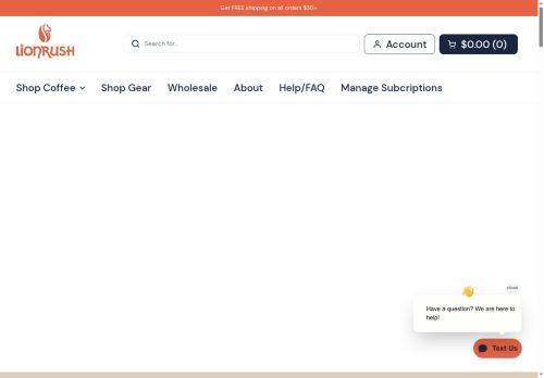 lionrushcoffee.com capture - 2025-05-09 06:48:46