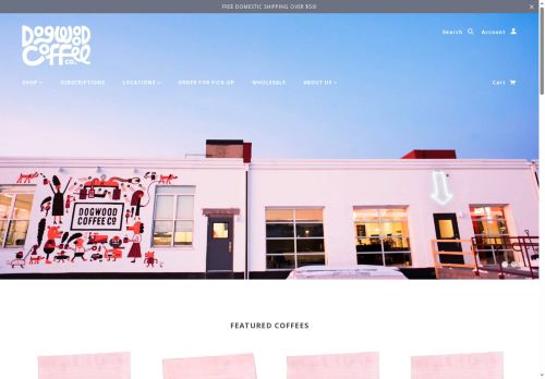 dogwoodcoffee.com capture - 2025-05-09 12:26:36