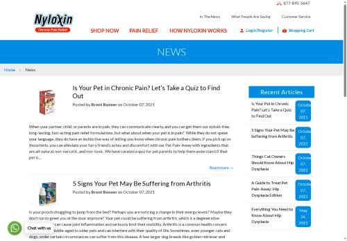nyloxinforpets.net capture - 2025-05-09 14:03:15