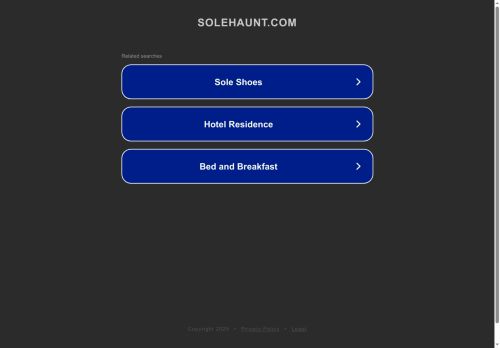 solehaunt.com capture - 2025-05-09 14:13:41