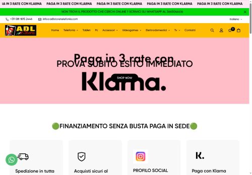 adlstoretelefonia.com capture - 2025-05-09 14:20:56