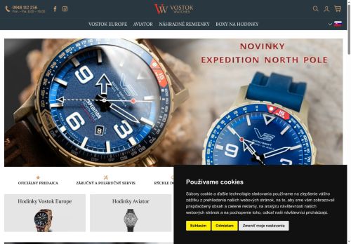vostokwatches.sk capture - 2025-05-09 15:08:03