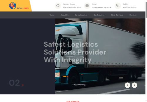 xpress-cargo.co.uk capture - 2025-05-09 16:06:21