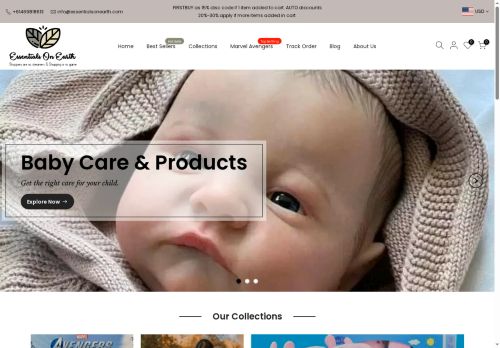 essentialsonearth.com capture - 2025-05-09 18:49:43