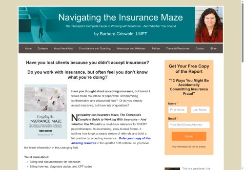 navigatingtheinsurancemaze.com capture - 2025-05-09 22:03:07