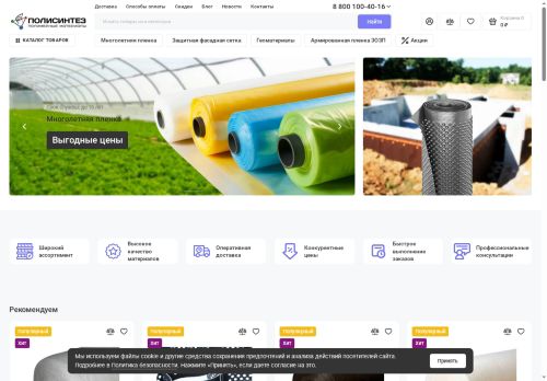 polysintez.ru capture - 2025-05-09 22:09:44
