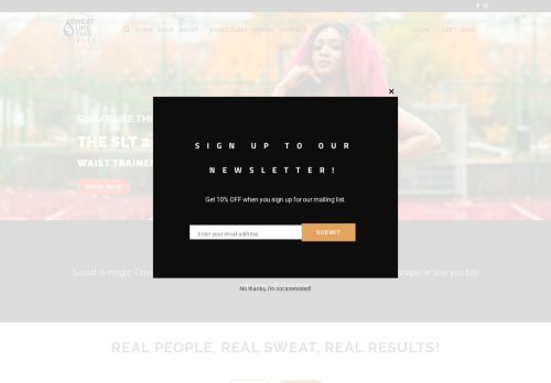 sweatlikethisfitness.com capture - 2025-05-10 01:12:31