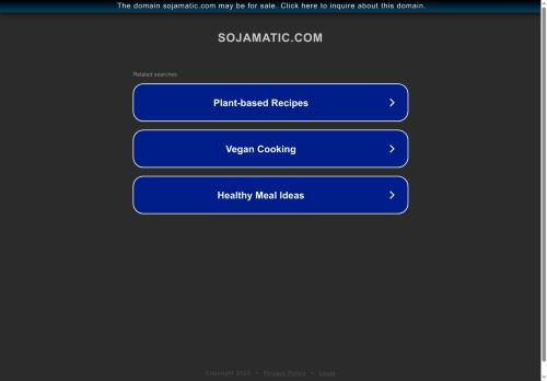 sojamatic.com capture - 2025-05-10 03:25:51