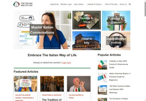 The Italian Way of Life capture - 2025-05-10 18:25:04