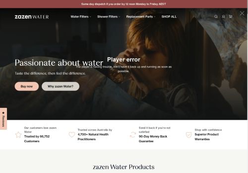 zazen Alkaline Water capture - 2025-05-10 18:25:05