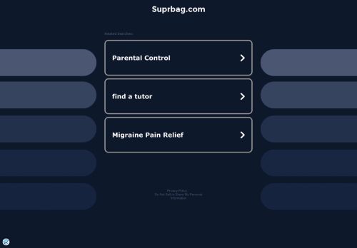 suprbag.com capture - 2025-05-10 19:41:07