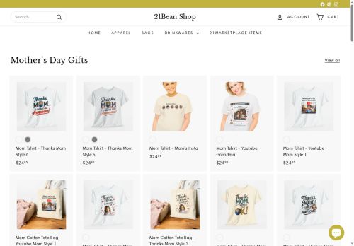 21beanshop.com capture - 2025-05-10 20:06:00