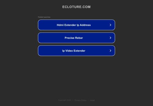 ecloture.com capture - 2025-05-10 21:14:20