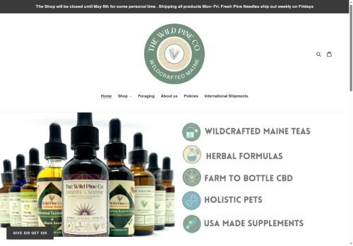 freshpineneedletea.com capture - 2025-05-10 21:45:53