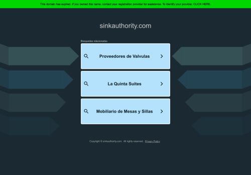 sinkauthority.com capture - 2025-05-11 18:41:06