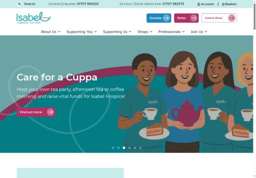 isabelhospice.org.uk capture - 2025-05-11 18:56:35