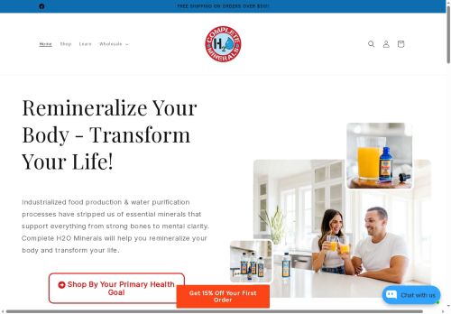 completeh2ominerals.com capture - 2025-05-11 23:01:14