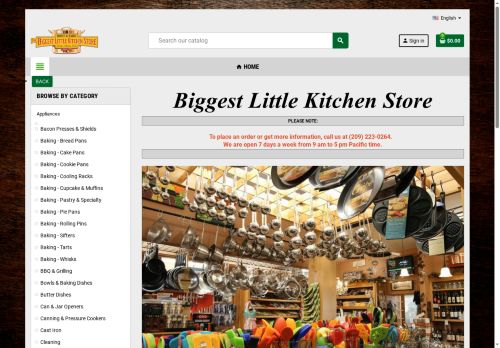 biggestlittlekitchenstore.com capture - 2025-05-12 03:53:58