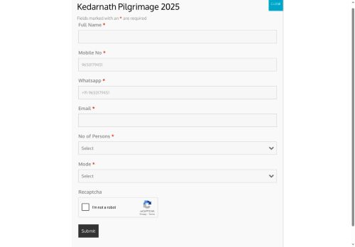 kedarnathjiyatra.com capture - 2025-05-12 04:33:04