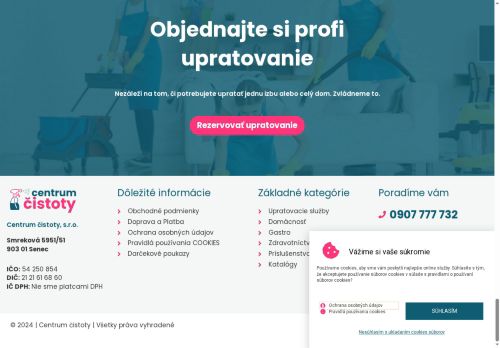 centrumcistoty.sk capture - 2025-05-12 05:51:24