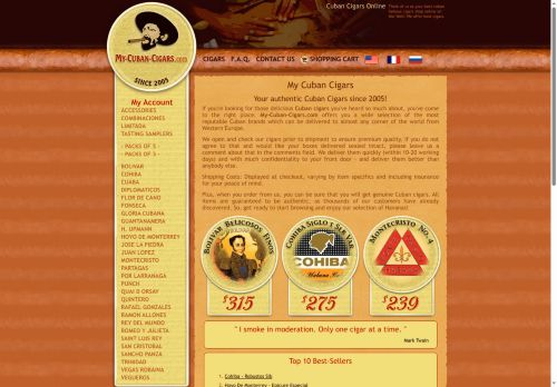 My Cuban Cigars capture - 2025-05-12 06:50:12