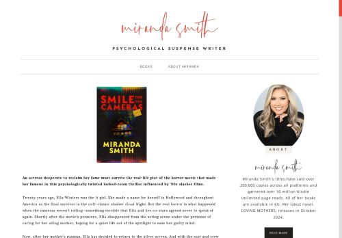 mirandasmithwriter.com capture - 2025-05-12 07:19:05