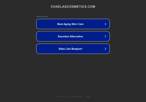 chaelascosmetics.com capture - 2025-05-12 08:55:11