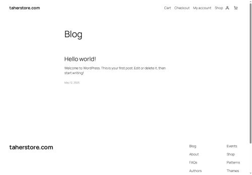 taherstore.com capture - 2025-05-12 10:23:47