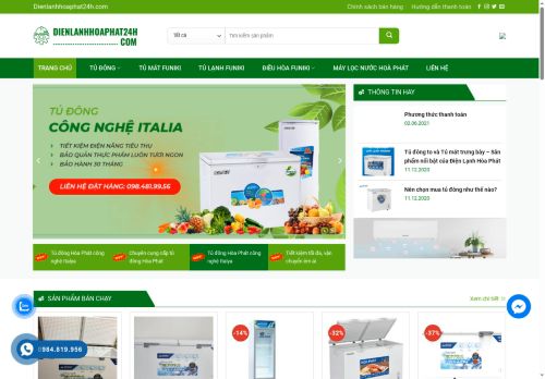 dienlanhhoaphat24h.com capture - 2025-05-12 10:30:41