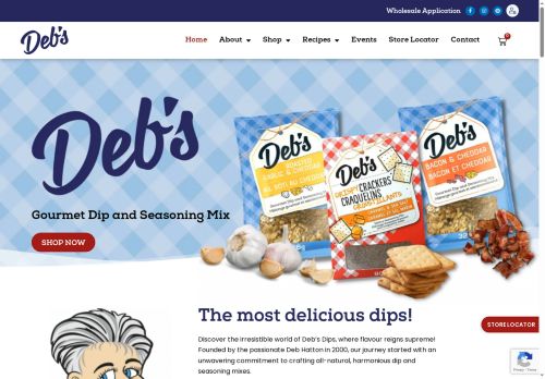 debsdips.com capture - 2025-05-12 11:48:12