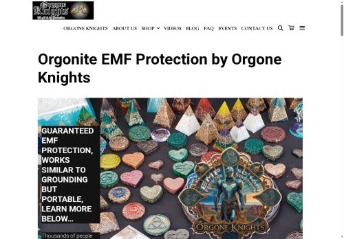 orgoneknights.com capture - 2025-05-12 13:09:40