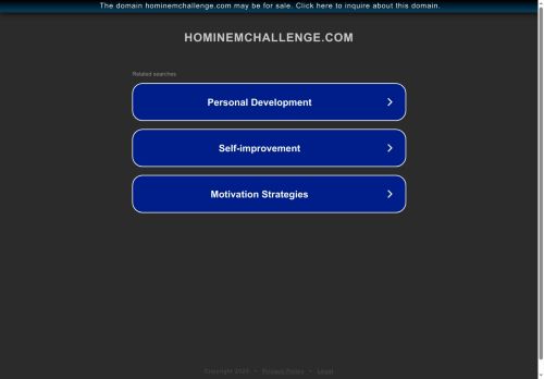 hominemchallenge.com capture - 2025-05-12 14:01:13